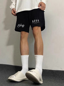 Quần Short Thể Thao Mùa Hè American Hip Hop in Họa Tiết Rộng Rãi Năm Điểm Cho Nam Quần Short Bóng Rổ Thường Ngày Thoải Mái Thoáng Khí