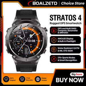 2025 NEW Dual-band GPS Outdoor Swim Sport Smart Watch Men Compass 730mAh Large Battery 10ATM Professional Waterproof Smart Watch