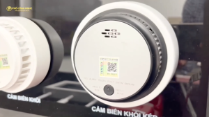 Đầu báo khói và nhiệt không dây Lora Hikfire NP-FY200 dùng cho nhà trọ CCMN văn phòng nhà xưởng