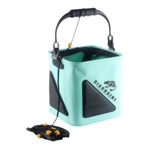 DIAOHAINI | Foldable Fishing Bucket with Oxygen Pump Large Thick for Stream Angling