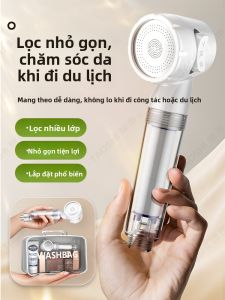 TAOSHI | Đầu Vòi Hoa Sen Tăng Áp & Lọc với Chống Vi Khuẩn & Chăm Sóc Da