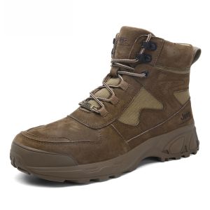 Jeep | Jeep Mens Martin Boots Autumn Winter Outdoor Anti-slip Wear-resistant Mountain Climbing Shoes Desert Camping Off-road Shoes