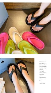 Dép kẹp xỏ ngón đúc liền nữ đế răng cưa cao 3 phân chất liệu Eva mềm nhẹ êm khắc tinh của trai chân nhựa ko mùi cao cấp