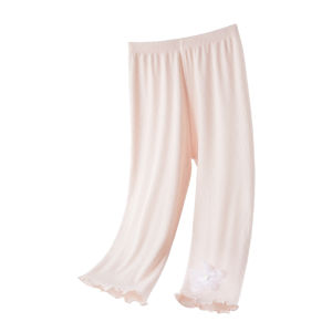 AIBEIDILA | Summer Lightweight Anti-Mosquito Ice Silk Seven-eighths Trousers for Girls