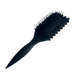 Salon Styling Curly Hair Styling Brush Curl Hair Brush for Combing and Shaping Mens and Womens Curls Reduce Pulling Tools
