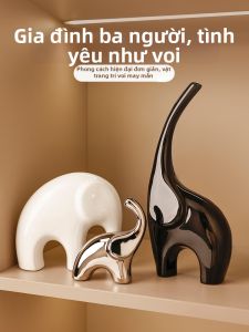 ZHONGGE | Luxury Style Ceramic Elephant Figurine Decor