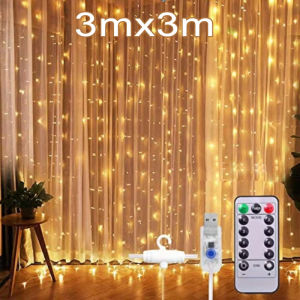 Lampu Tumblr LED 3x3 Meter: Dekorasi Natal & Kamar yang Indah