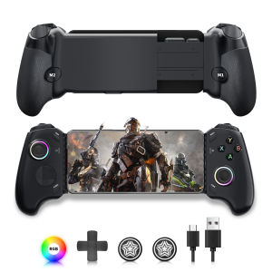 Tay Cầm Chơi Game Di Động AceGamer Type-C Dành Cho iPhone 15 Series & Android - Cắm Là Chơi Tay Cầm Có Thể Kéo Giãn Với Cần Điều Khiển Hiệu Ứng Hall