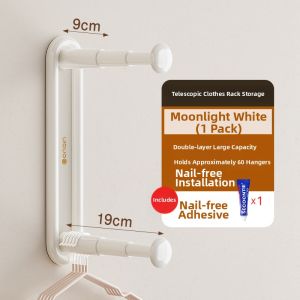 Adjustable Wall-mounted Closet Organizer