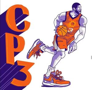 Chris Paul Basketball Vest Retro Old School Design Number 3 Jersey CP3 Vintage Style Sports Fitness Fan Gear Youth Trend