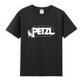 2024 Men T Shirt Casual PETZL Life Wall Climbing Hiking and Trail Running Camping Drifit T-shirt Comfortable Streetwear. 