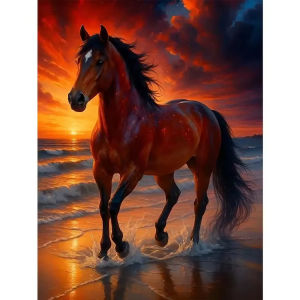 Horse Equine Nature Landscape Jigsaw Puzzle 500 1000 1200 2000pcs For Adults Family Fun Time Stress Relief Home Decor Toy