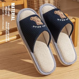 TZLDN | Antibacterial Non-slip Odor-proof Flax Slippers