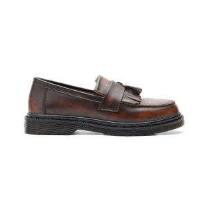 SULTAN STORE Sepatu Pria Slip On Loafers Formal Kulit sapi Series Empire Camel