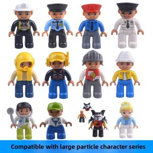 Large Particle Building Blocks Figure Doll Accessories Assembly Kit Loose Parts Childrens Toy Training Class Compatible Somewhat
