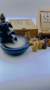 Trầm khói ngược Dương Minh xông nhà thắp hương thư giãn thanh lọc thu hút năng lượng tích cực