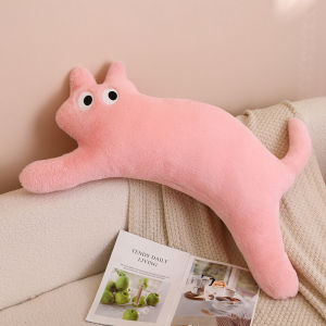 JIFANPAUL | Soft Black Cat Plush Toy Sleeping Companion Pillow for Girls