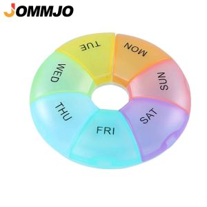 Weekly Pill Organizer 7 Day Arthritis Friendly Design with Large CompartmentsBPA Free Travel Pill Box for VitaminsSupplements