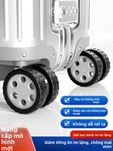 MONLEYTA | Vòng lốp hành lý bằng cao su bảo vệ Vòng lốp silicon ồn ào nhỏ Vòng lốp trượt Vòng đệm phụ kiện đa năng