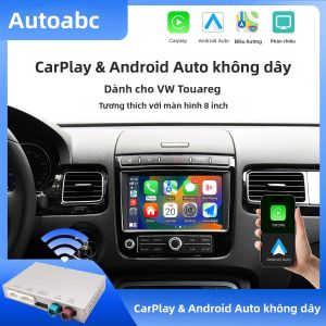 Hộp AUTOABC Wireless CarPlay AirPlay Dành Cho Volkswagen Touareg RNS850 Với Hỗ Trợ Camera Tích Hợp Android Auto