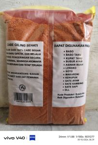 CABE BUBUK KASAR dan HALUS SEHATI || BUMBU TABUR || SUPER PEDAS 1Kg