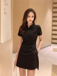 Bộ Đồ Làm Spa Phong Cách Mới Cho Nữ Bộ Váy Ngắn Kiểu Trang Phục Làm Việc Màu Đen Mềm Mại Và Sang Trọng Bộ Quần Áo Làm Đẹp