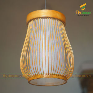 Đèn mây tre trang trí cột đèn để bàn tre siêu đáng yêu (Hàng Xuất khẩu)