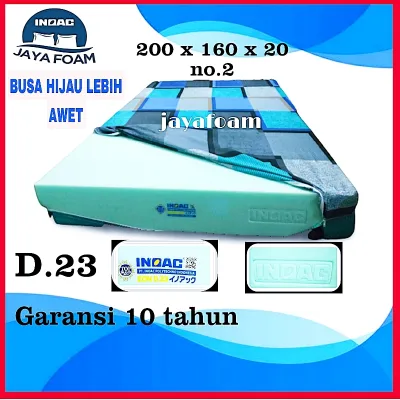 Kasur Busa Inoac 200x160x20 Ukuran No 2 Garansi 10 Tahun Kasur Inoac Eon D23 Gratis Ongkir