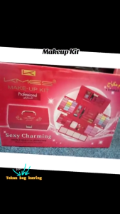 Dinilandai A79 100% Original Makeup kit In Travel Size Box With Red And Black Options