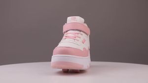 NBGAGA | Kids Roller Skate Shoes Fashion Casual Sports Children 4-Wheels Sneakers for Boys and Girls Outdoor Running