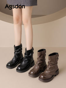 Agsdon | Elevated Cowboy Ankle Boots