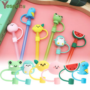 YESPERY Cartoon Silicone Straw Tips Drinking Dust Cap Splash Proof Plugs Cover Creative Cup Accessories 6-8mm Straw Sealing Tools
