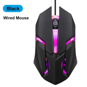 Kebidumei | RGB Gaming Mouse Bluetooth Mouse 2.4G Wireless Mouse Ergonomic 1600DPI 6 Mute Buttons Mouse For MacBook Tablet Laptops Computer