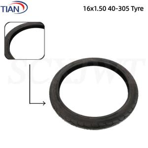 16X1.50 (40-305) Anti-Slip and Wear-Resistant Folding Outer Tire for Childrens Bicycles and Balance Bikes Tire Accessories