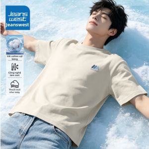 Jeanswest | Áo Thun Nam Mùa Hè Lụa Băng Thời Trang