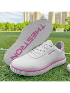 New Outdoor Golf Shoes Womens Fashion No-Clip Comfortable Golf Sports Shoes Waterproof Wear-resistant Slip-resistant