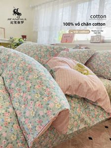 JIFANPAUL | Bộ Đồ Chăn Ga Gối 3 Món Phong Cách Tươi Mới