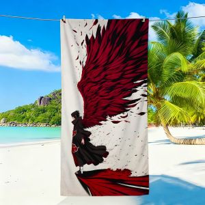 NARUTO | N-NARUTO Uchiha Itachi Towel Sports Quick Dry Travel Camping Sandproof Soft Light Large Beach Towel