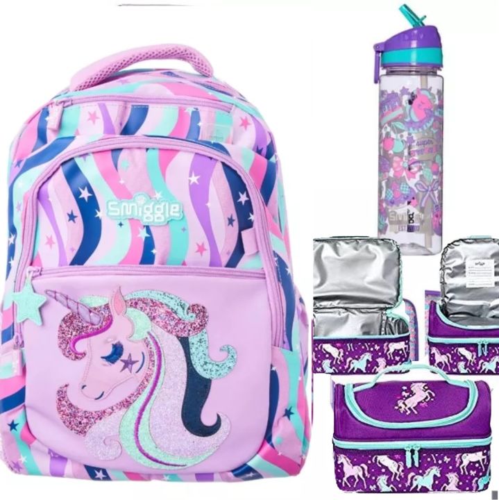 Purple Lazada Smiggle Bag Smiggle Unicorn Set Lazada PH