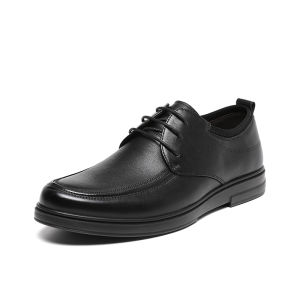 Reddragonfly | Autumn New Business Leisure Comfortable Leather Soft Bottom Mens Shoes for Elderly Fathers