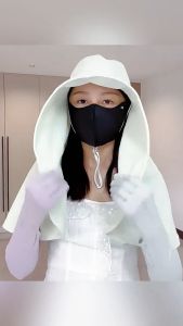 SKISOPGO หมวกกันแดดพร้อมผ้าคลุมไหล่ หมวกกันแดด 2in1 กันแดด ผ้านุ่มพิเศษ เหมาะสำหรับการออกไปเที่ยว