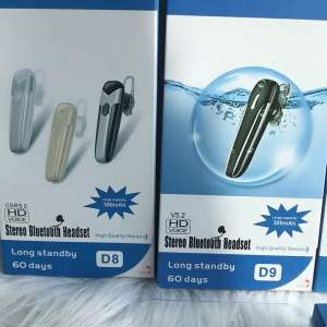 Bluetooth D9 wireless stereo Earphones Waterproof Rechargeable fast charging long Lasting Battery