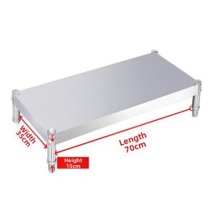 MENGMIAN | Stainless Steel Kitchen Storage Rack 1 Tier