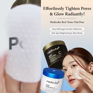 Medicube Variety Toner Pad Collection Zero Pore Pad Super Cica Pad PDRN Pink Collagen Pad Deep Vita C Pad Kojic Acid Turmeric Pad Red Succinic Acid Peeling Pad Multi‑Effect Exfoliating Soothing Brightening Facial Cotton PadsPore Minimizing