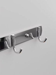 Stainless Steel Row Hooks 6/8 Hook Set Wall Mount For Coat Towel Hat Organization
