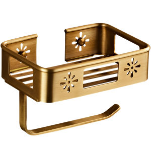 JUNSHEN | Antique European Style Copper Toilet Paper Holder