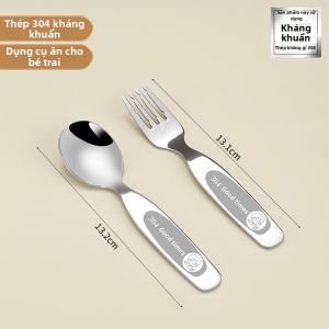 YOULUNMEI | Dụng Cụ Ăn Bằng Thép Không Gỉ 316 Đẹp Mắt Có Nắp