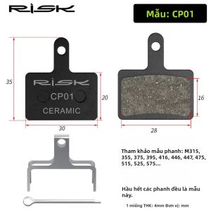 1 Cặp Má Phanh Gốm Cho Shimano M445 M446 355 395 Xe Đạp MTB Phanh Đĩa Thủy Lực Đi Xe Đạp Xe Đạp Phụ Kiện