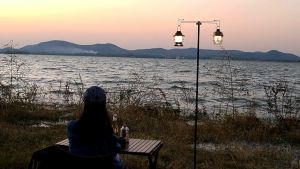 เสาแขวนตะเกียง 2ม. ความสูง เสาแขวนไฟ กระบวนการตั้งโคมไฟ เสาไฟแค้มป์ปิ้ง คุณพิเศษ สำหรับโคมแขวน เสาตะเกียง เสาตั้งตะเกียง