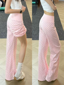 LANMENGYA | Low Waist Drapey Flared Fitness Yoga Pants